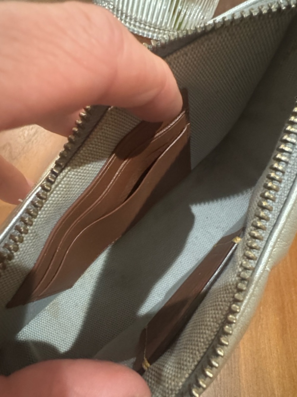 Coach Swinger 20 bag in silver - Picture 10 of 11